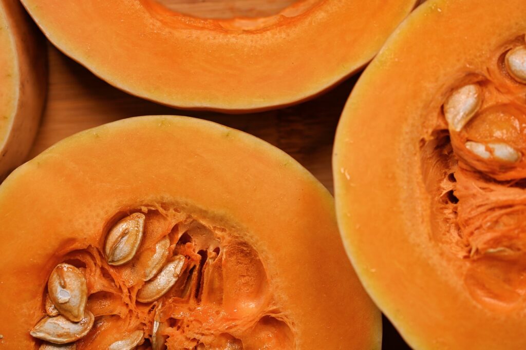 Sliced butternut squash