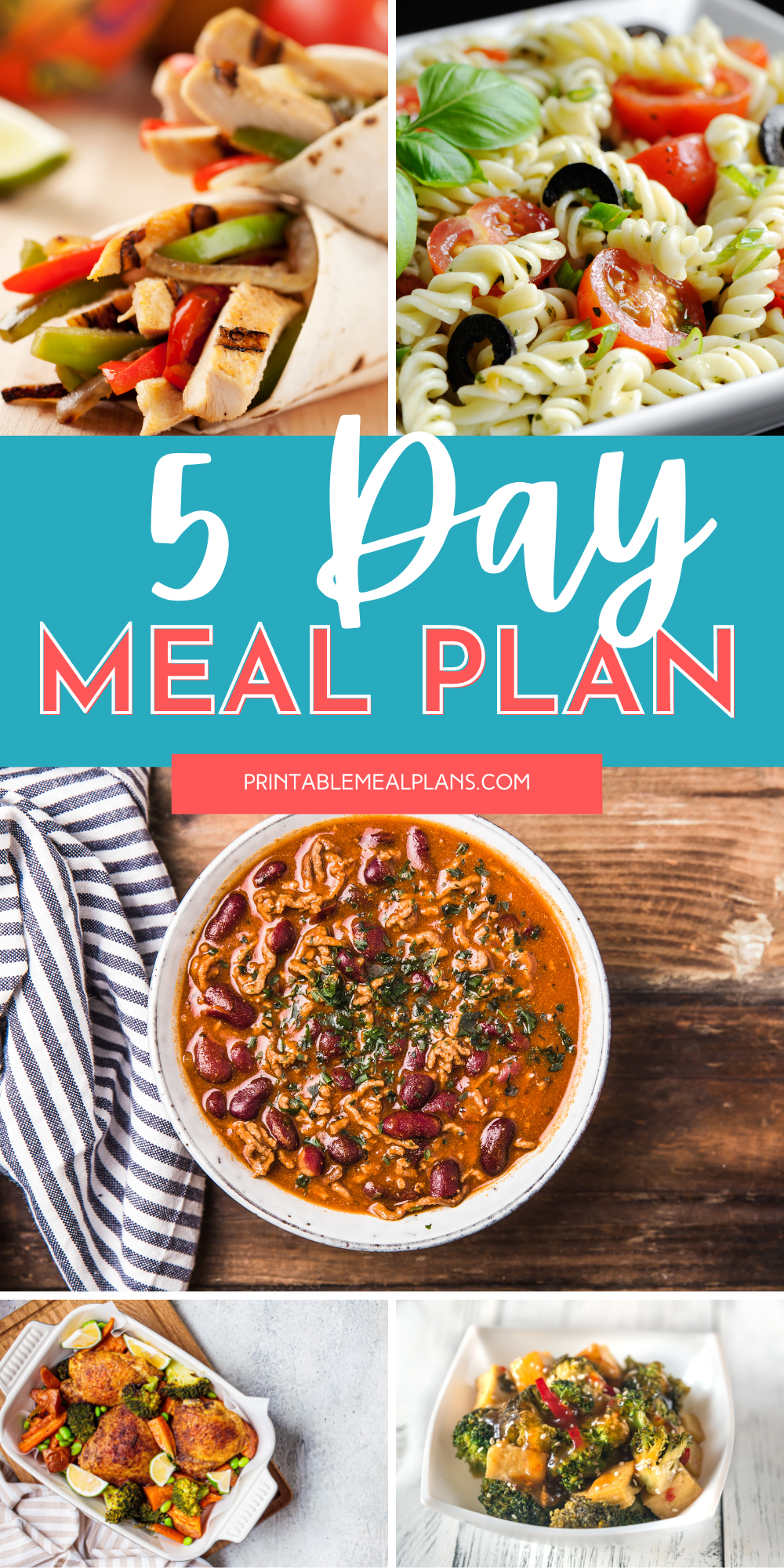 How To Create A Meal Plan | 5 Day Easy Dinner Plan