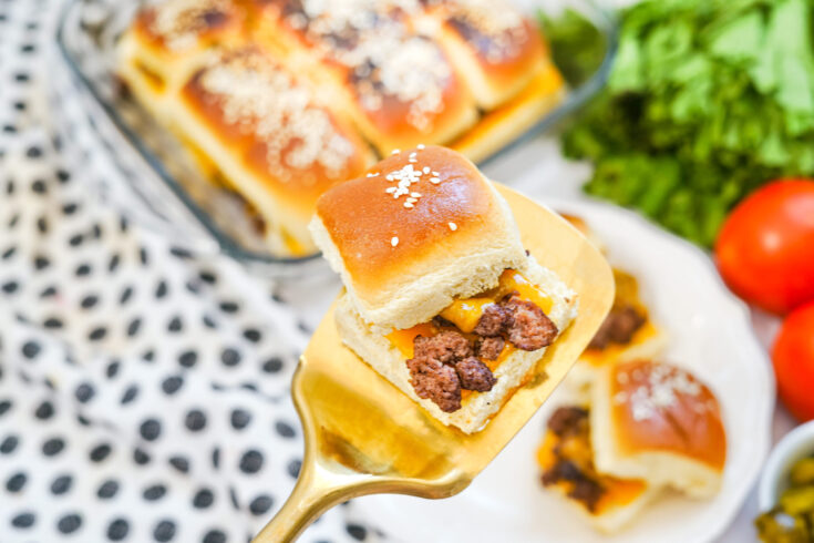 Toasted Cheeseburger Sliders