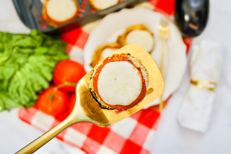 Air Fryer Eggplant Parmesan