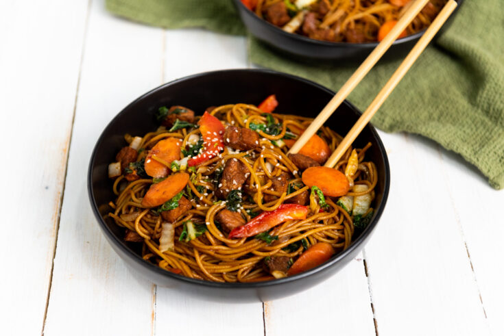 Instant Pot Pork Lo Mein
