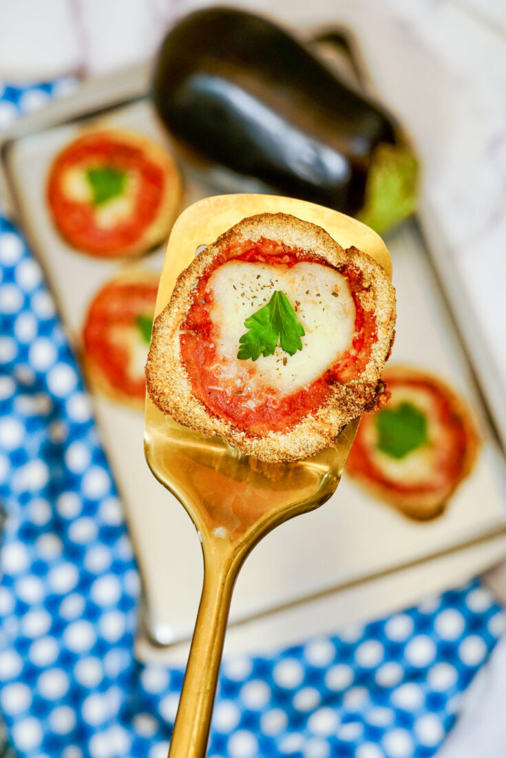 Sheet Pan Eggplant Parmesan