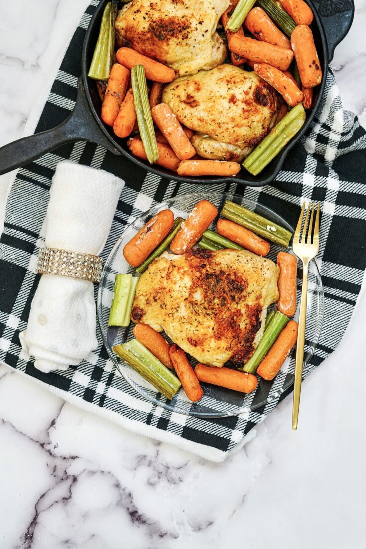 Buffalo Ranch Chicken With Vegetables